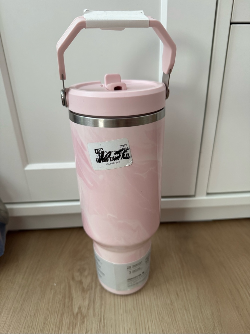 Stanley 40oz Stainless Steel Ice Flow Flip Straw Tumbler Pink Amethyst Cala NEW - Picture 2 of 4